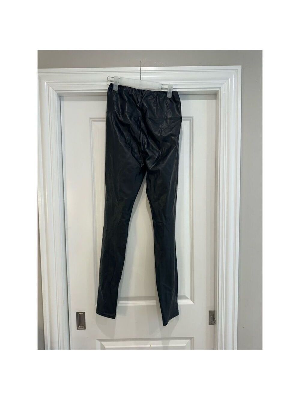 Wilfred Free Daria Women's Black Faux Leather Leggings Size M